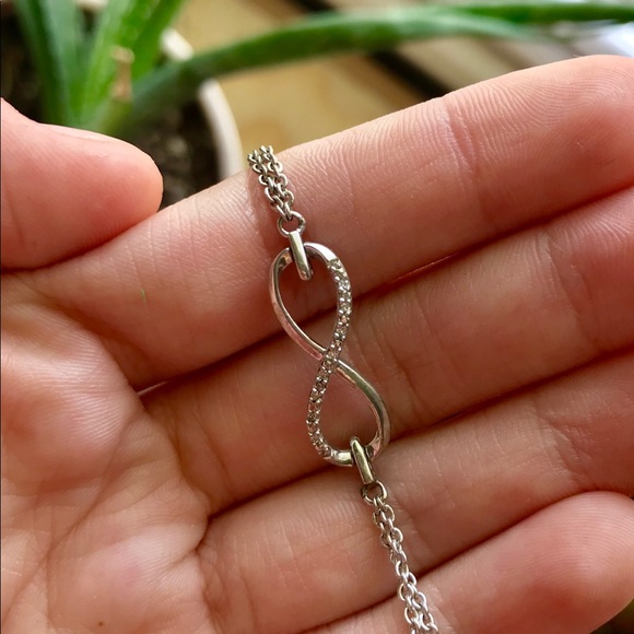 Diamond Infinity Bracelet - Picture 2 of 2